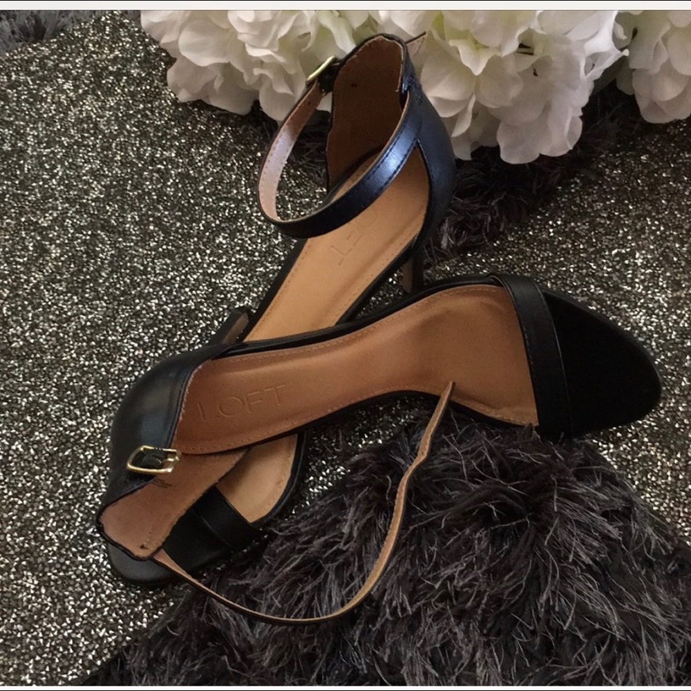 Loft ankle strap heels